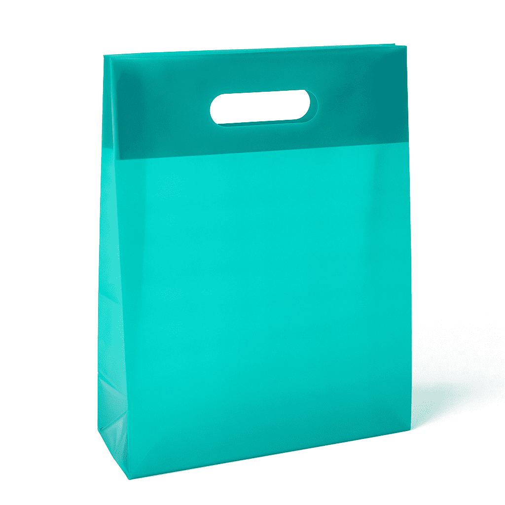 Die Cut Handle Plastic Bag