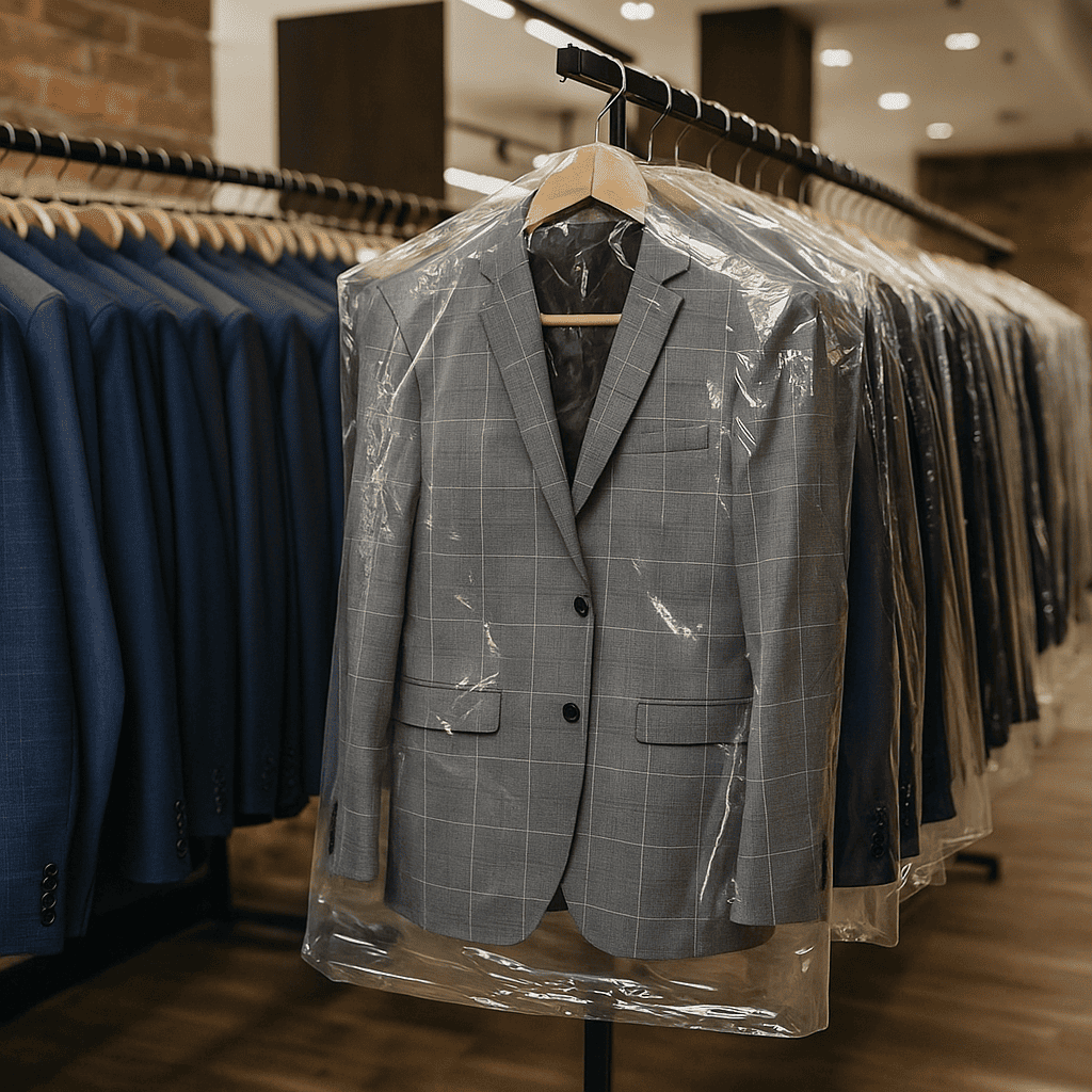 simulated usage scenarios of plastic garment bags