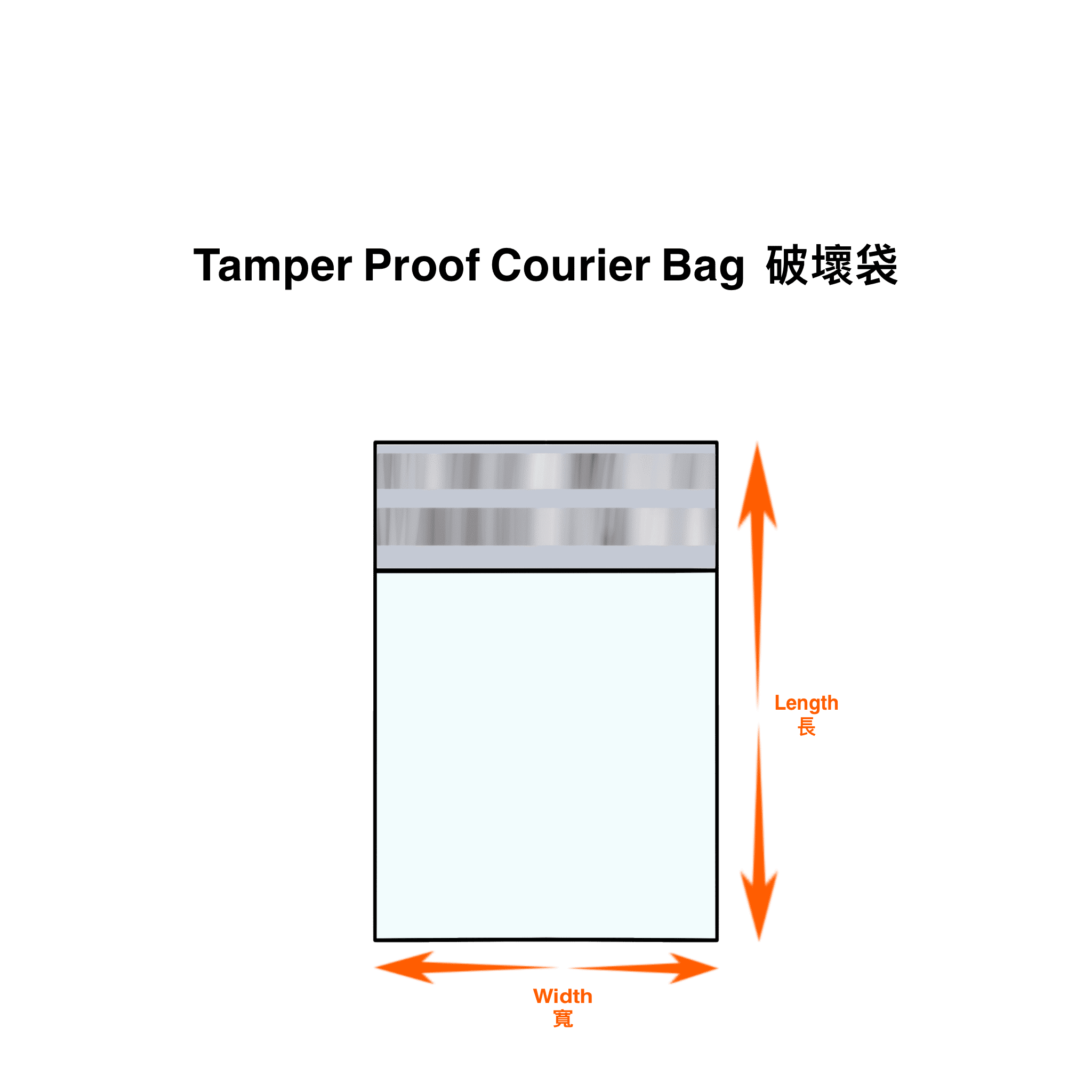demo of tamper proof courier bag, tamper proof courier bags manufacturer